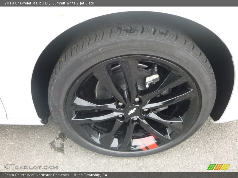 Summit White / Jet Black 2018 Chevrolet Malibu LT