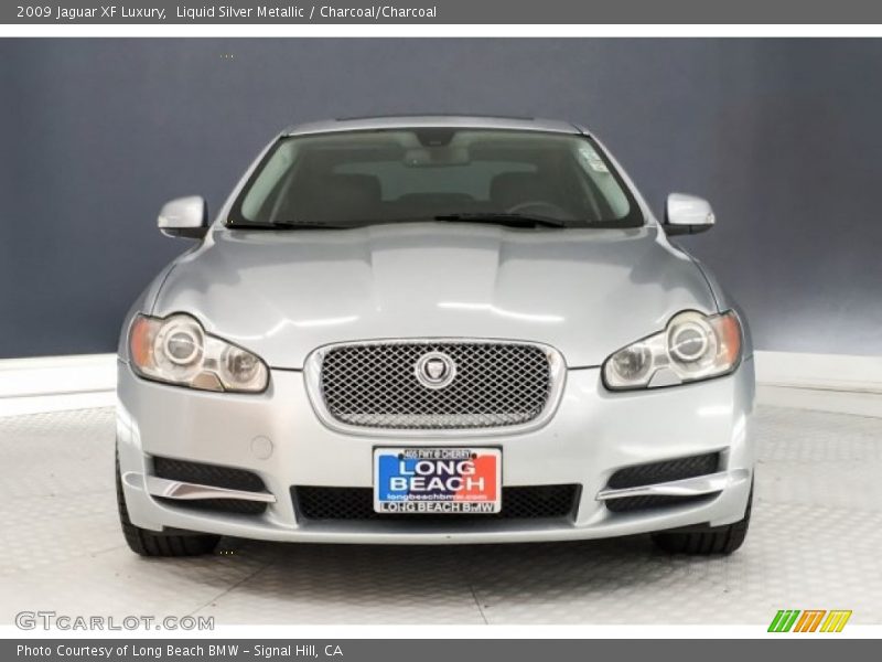 Liquid Silver Metallic / Charcoal/Charcoal 2009 Jaguar XF Luxury