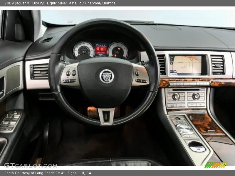 Liquid Silver Metallic / Charcoal/Charcoal 2009 Jaguar XF Luxury