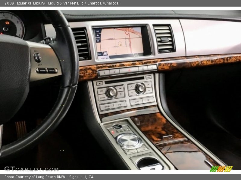 Liquid Silver Metallic / Charcoal/Charcoal 2009 Jaguar XF Luxury