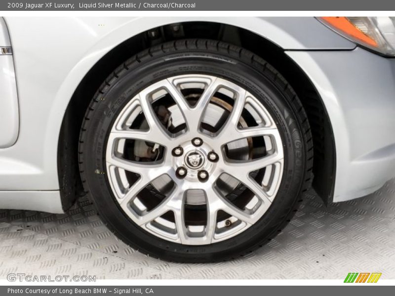 Liquid Silver Metallic / Charcoal/Charcoal 2009 Jaguar XF Luxury