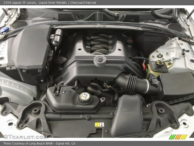 Liquid Silver Metallic / Charcoal/Charcoal 2009 Jaguar XF Luxury