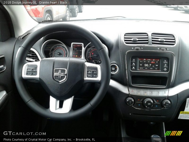 Granite Pearl / Black 2018 Dodge Journey SE