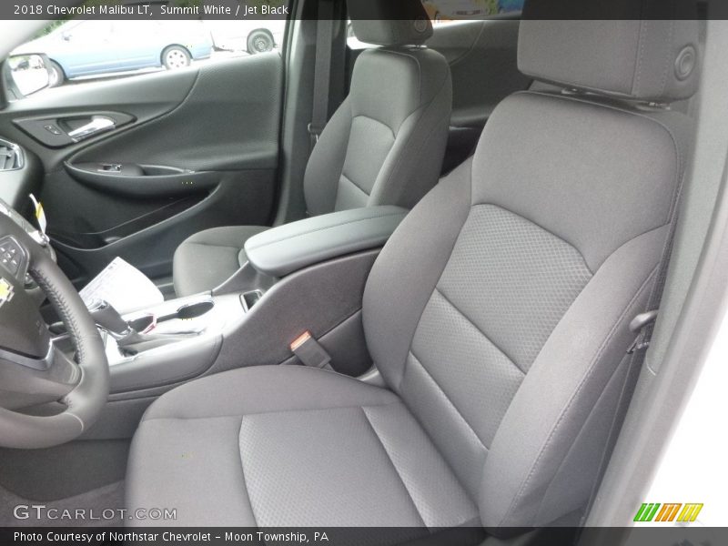 Summit White / Jet Black 2018 Chevrolet Malibu LT