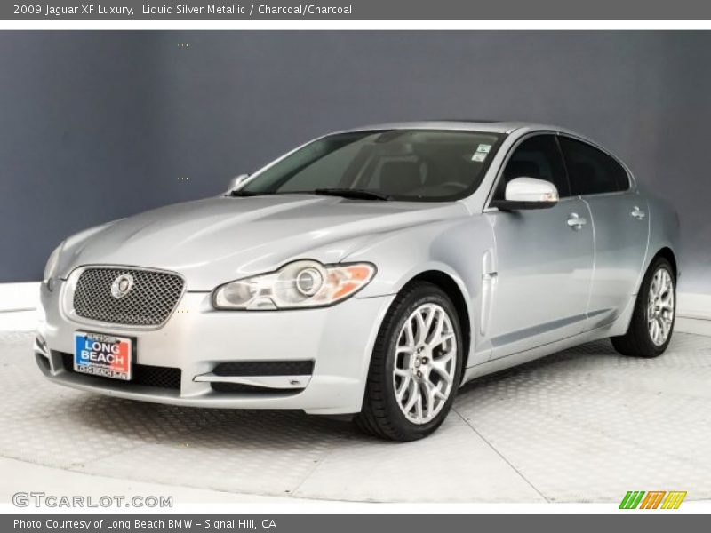 Liquid Silver Metallic / Charcoal/Charcoal 2009 Jaguar XF Luxury