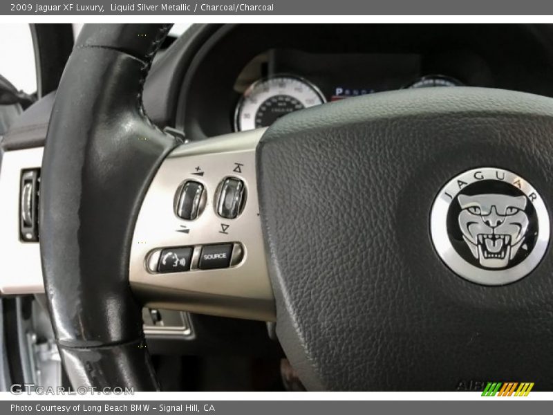 Liquid Silver Metallic / Charcoal/Charcoal 2009 Jaguar XF Luxury