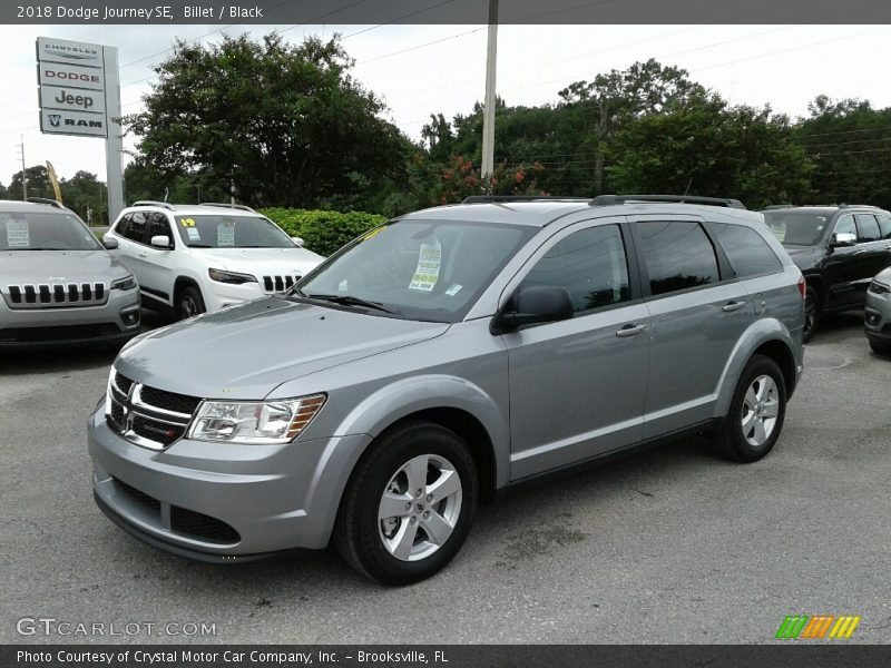 Billet / Black 2018 Dodge Journey SE