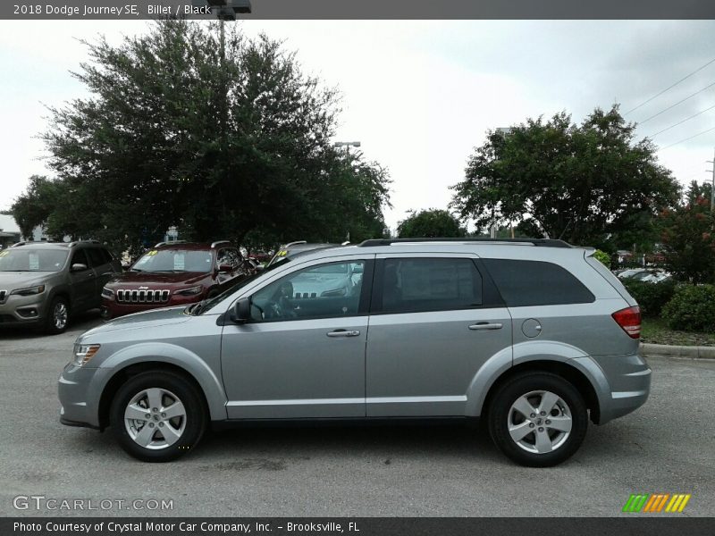 Billet / Black 2018 Dodge Journey SE