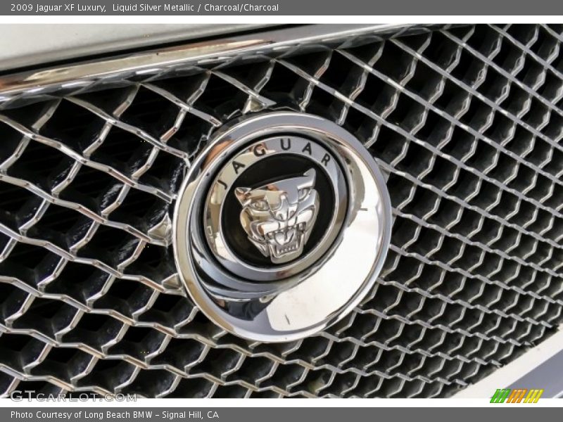 Liquid Silver Metallic / Charcoal/Charcoal 2009 Jaguar XF Luxury