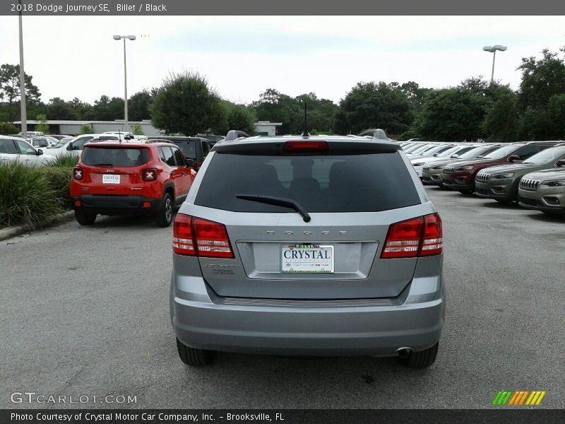 Billet / Black 2018 Dodge Journey SE