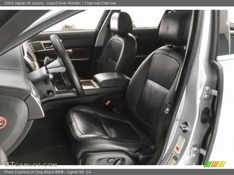 Liquid Silver Metallic / Charcoal/Charcoal 2009 Jaguar XF Luxury