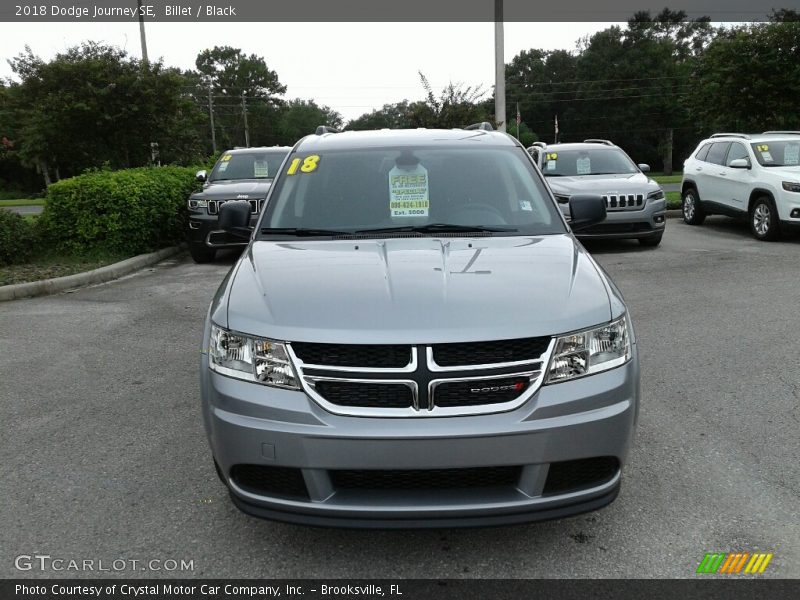 Billet / Black 2018 Dodge Journey SE