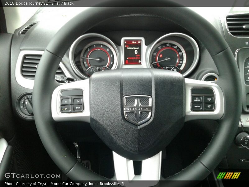 Billet / Black 2018 Dodge Journey SE