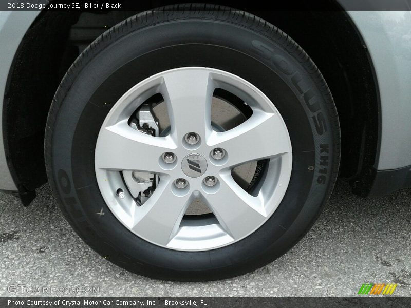 Billet / Black 2018 Dodge Journey SE