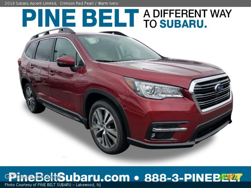 Crimson Red Pearl / Warm Ivory 2019 Subaru Ascent Limited