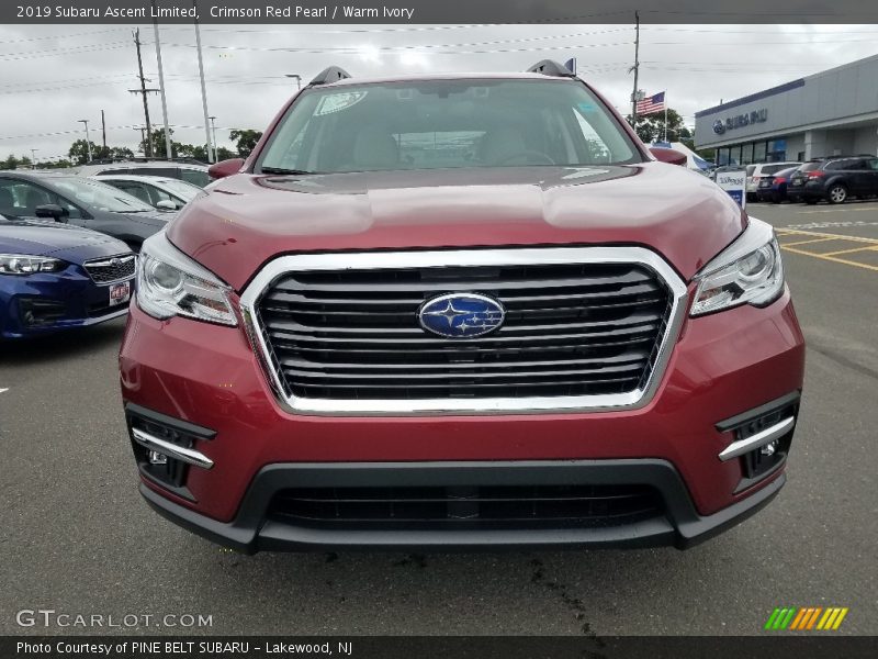 Crimson Red Pearl / Warm Ivory 2019 Subaru Ascent Limited