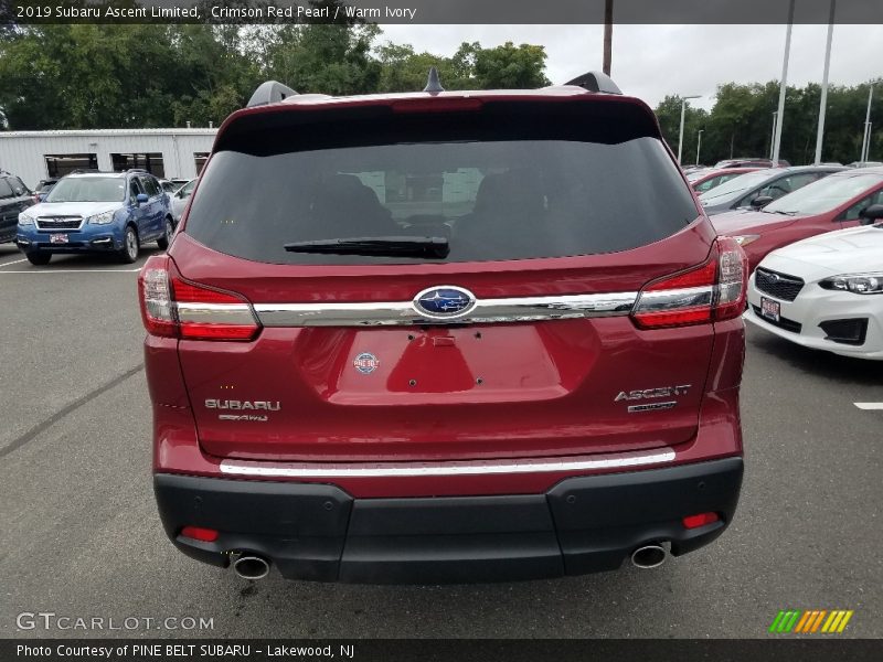 Crimson Red Pearl / Warm Ivory 2019 Subaru Ascent Limited