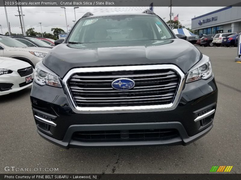 Crystal Black Silica / Slate Black 2019 Subaru Ascent Premium