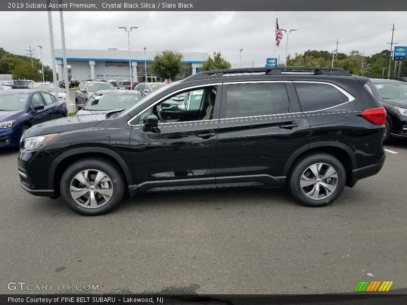 Crystal Black Silica / Slate Black 2019 Subaru Ascent Premium