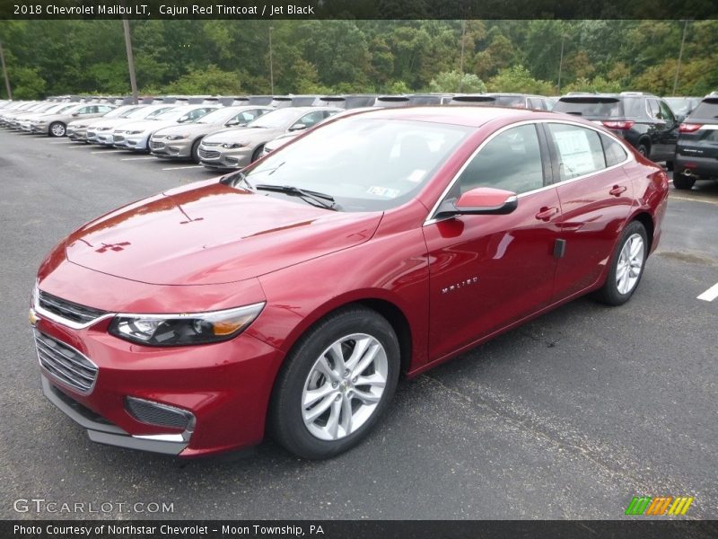 Cajun Red Tintcoat / Jet Black 2018 Chevrolet Malibu LT