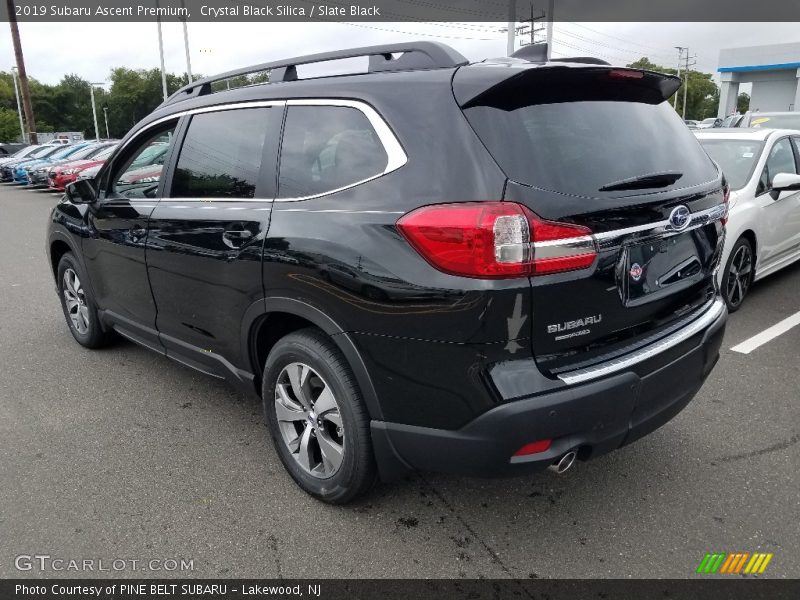 Crystal Black Silica / Slate Black 2019 Subaru Ascent Premium