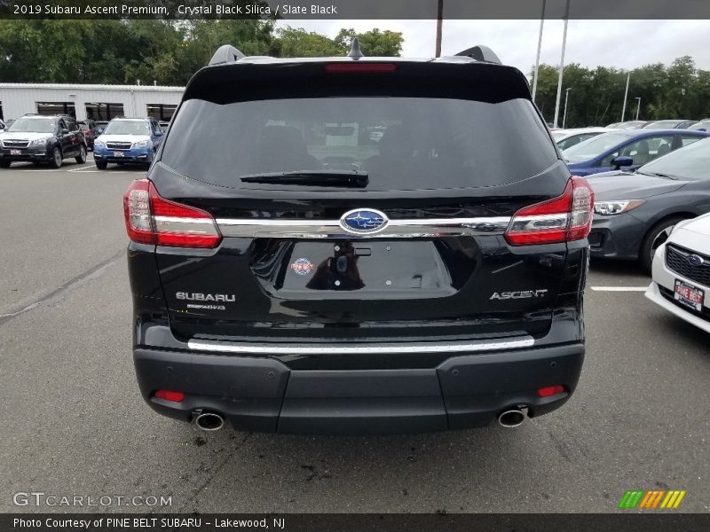 Crystal Black Silica / Slate Black 2019 Subaru Ascent Premium