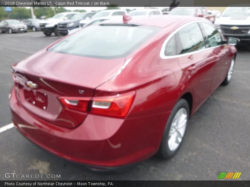 Cajun Red Tintcoat / Jet Black 2018 Chevrolet Malibu LT