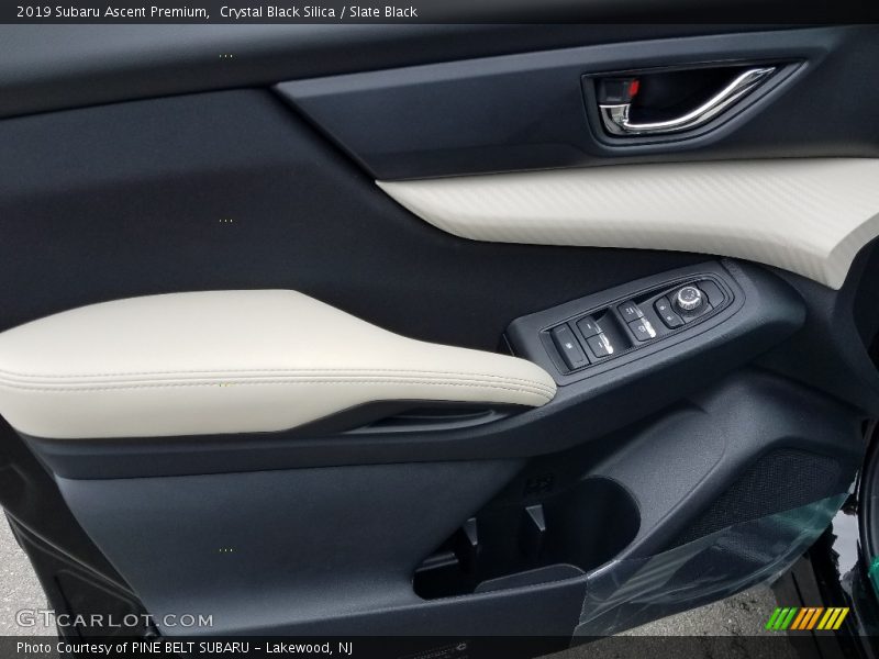 Crystal Black Silica / Slate Black 2019 Subaru Ascent Premium