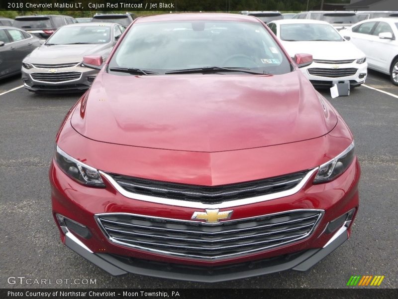 Cajun Red Tintcoat / Jet Black 2018 Chevrolet Malibu LT