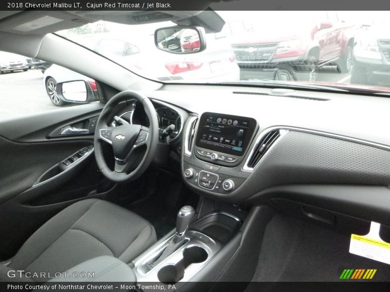 Cajun Red Tintcoat / Jet Black 2018 Chevrolet Malibu LT
