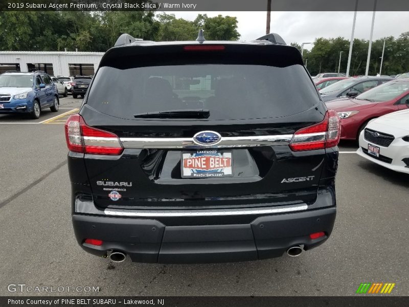 Crystal Black Silica / Warm Ivory 2019 Subaru Ascent Premium