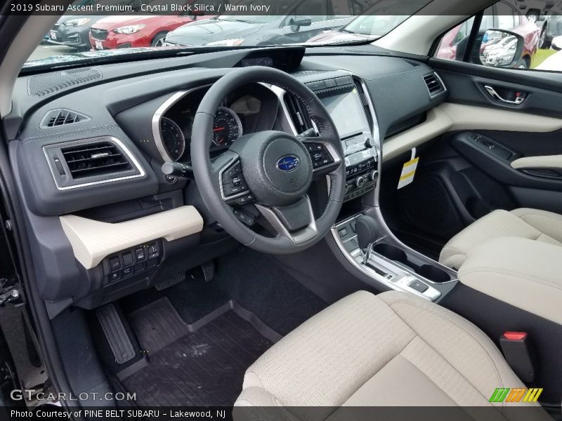  2019 Ascent Premium Warm Ivory Interior