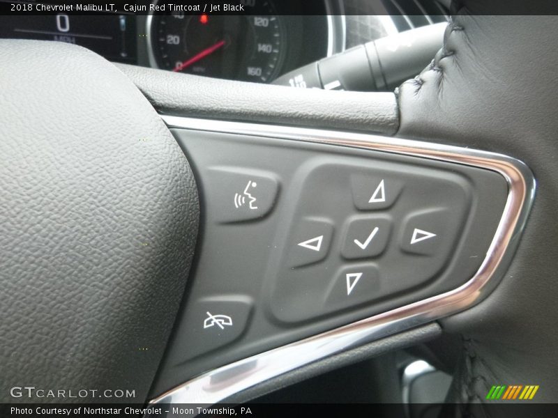 Cajun Red Tintcoat / Jet Black 2018 Chevrolet Malibu LT