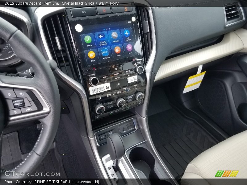 Crystal Black Silica / Warm Ivory 2019 Subaru Ascent Premium
