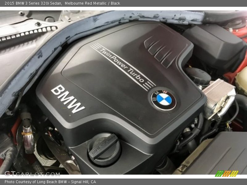 Melbourne Red Metallic / Black 2015 BMW 3 Series 320i Sedan