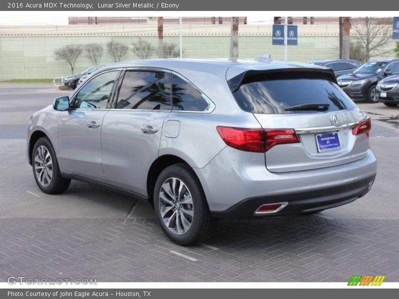 Lunar Silver Metallic / Ebony 2016 Acura MDX Technology