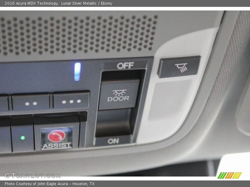 Lunar Silver Metallic / Ebony 2016 Acura MDX Technology