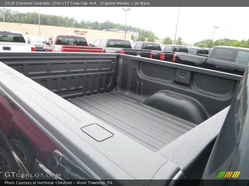 Graphite Metallic / Jet Black 2018 Chevrolet Silverado 1500 LTZ Crew Cab 4x4