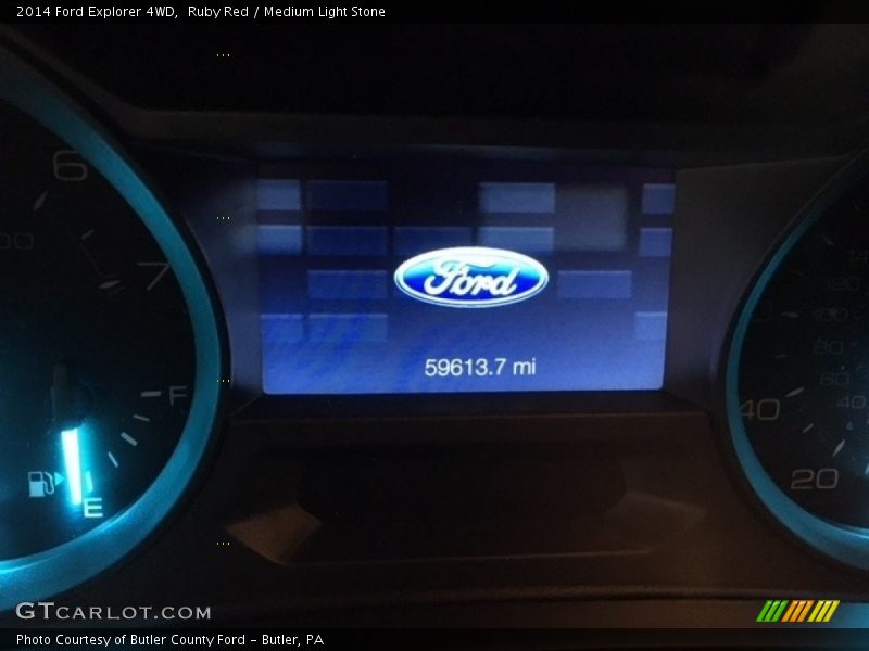 Ruby Red / Medium Light Stone 2014 Ford Explorer 4WD
