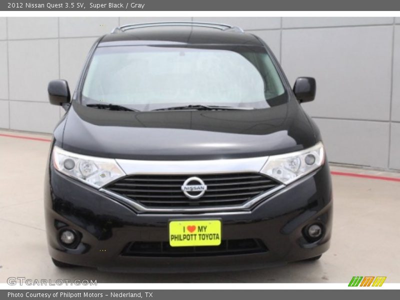 Super Black / Gray 2012 Nissan Quest 3.5 SV