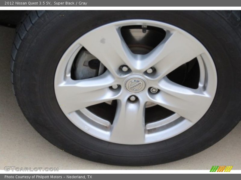 Super Black / Gray 2012 Nissan Quest 3.5 SV
