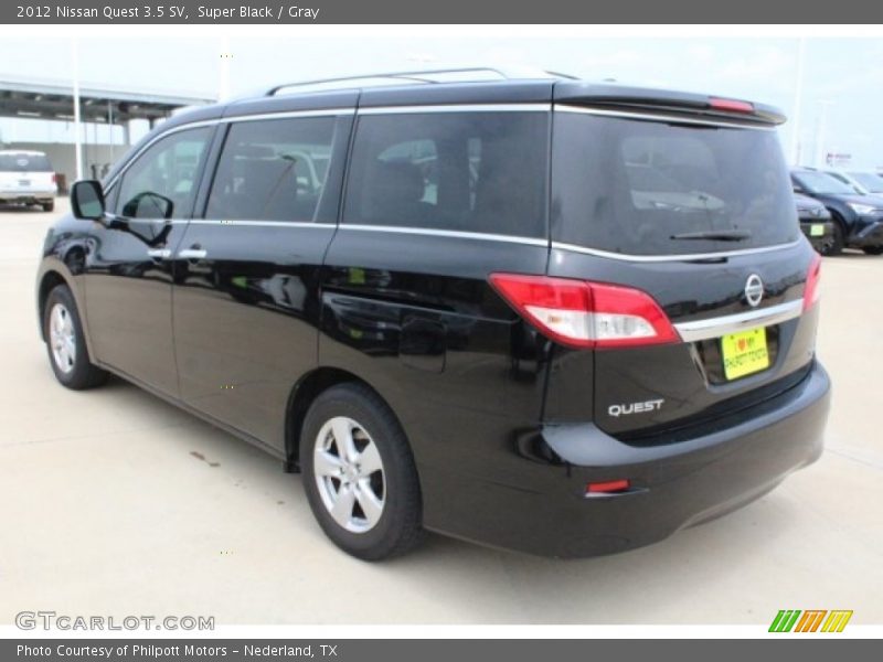 Super Black / Gray 2012 Nissan Quest 3.5 SV