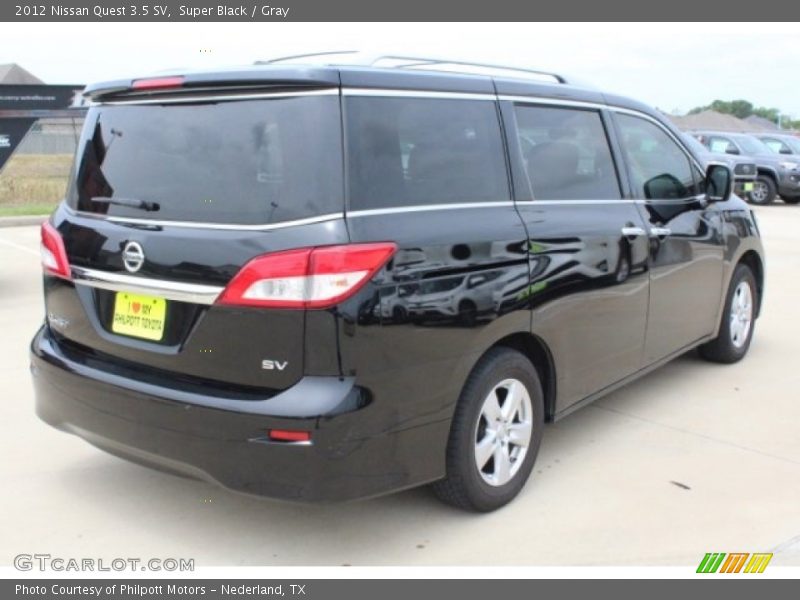 Super Black / Gray 2012 Nissan Quest 3.5 SV