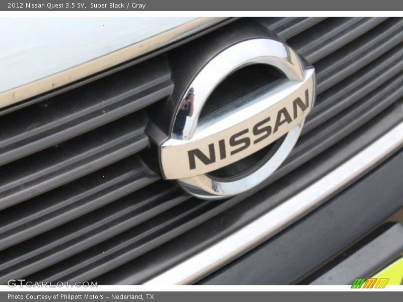 Super Black / Gray 2012 Nissan Quest 3.5 SV