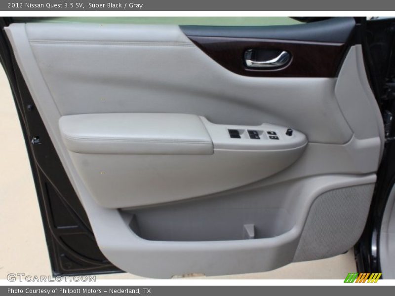Super Black / Gray 2012 Nissan Quest 3.5 SV