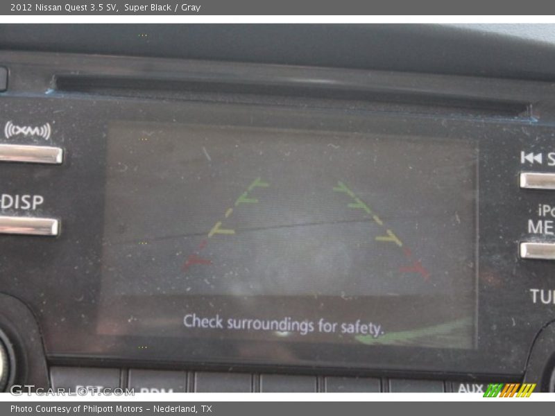 Super Black / Gray 2012 Nissan Quest 3.5 SV