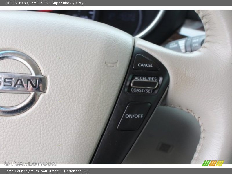 Super Black / Gray 2012 Nissan Quest 3.5 SV