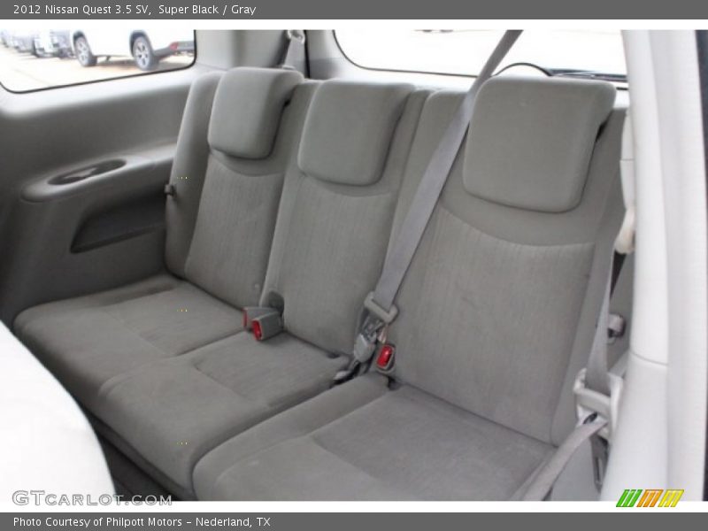 Super Black / Gray 2012 Nissan Quest 3.5 SV