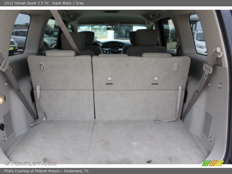 Super Black / Gray 2012 Nissan Quest 3.5 SV