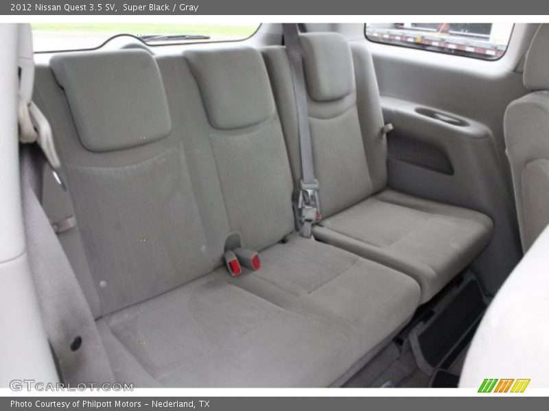 Super Black / Gray 2012 Nissan Quest 3.5 SV